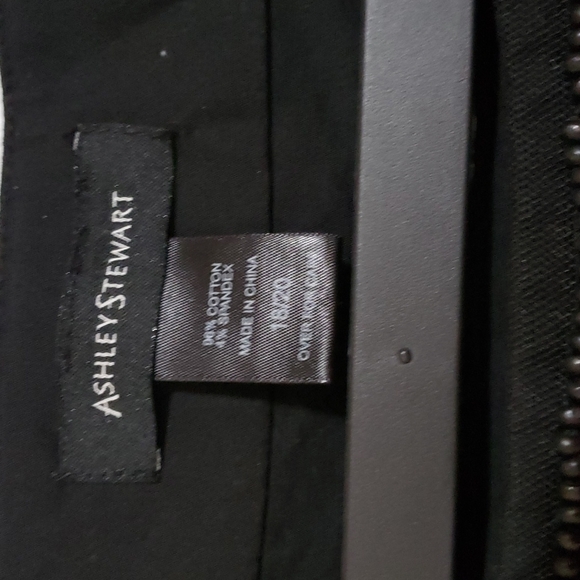 Ashley Stewart pink and black color block dress - Picture 3 of 4